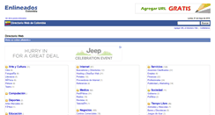 Desktop Screenshot of colombia.enlineados.com